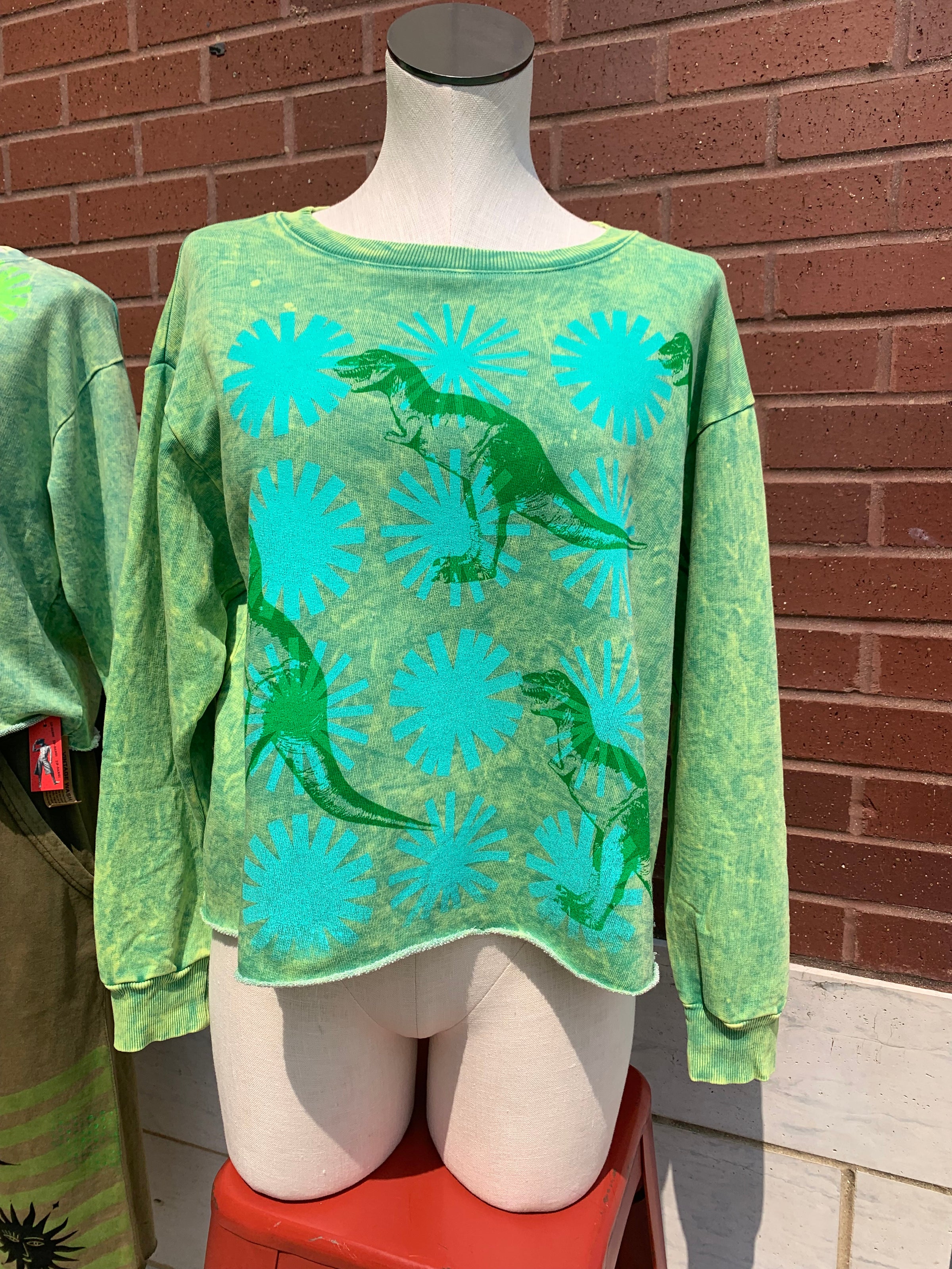 その他 Over Size French Terry Top Light Green University Terry Oversized Hoodie For Women | J.Crew