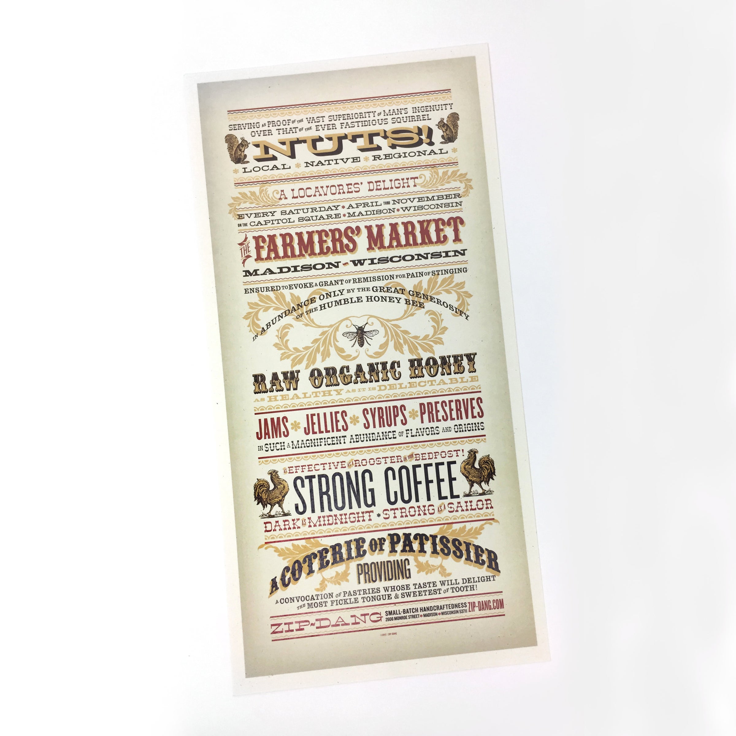 Madison Farmers Market ~ 9x19 prints - Assorted | Zip-Dang