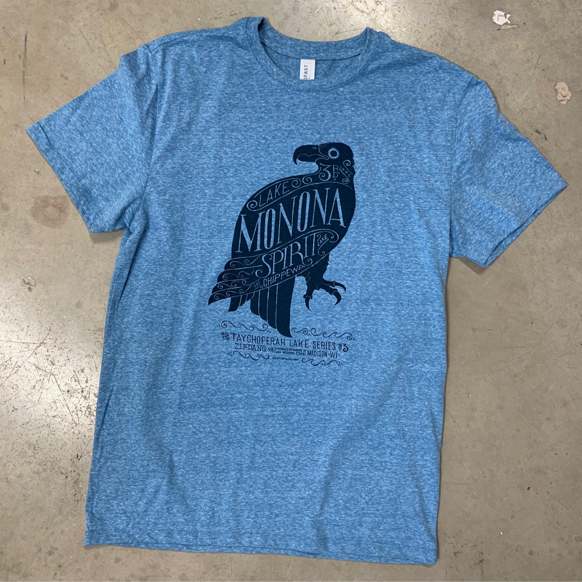Lake Monona - Unisex T-shirt Zip-Dang the | Purveyors un-massproduced ~ of